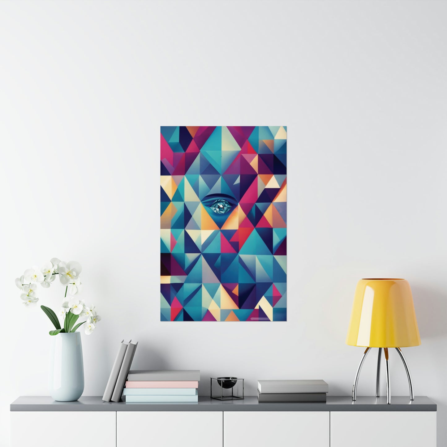 963 Hz Frequency Art - Connecting With The Source of Creation - Museum Grade Matte Vertical Posters