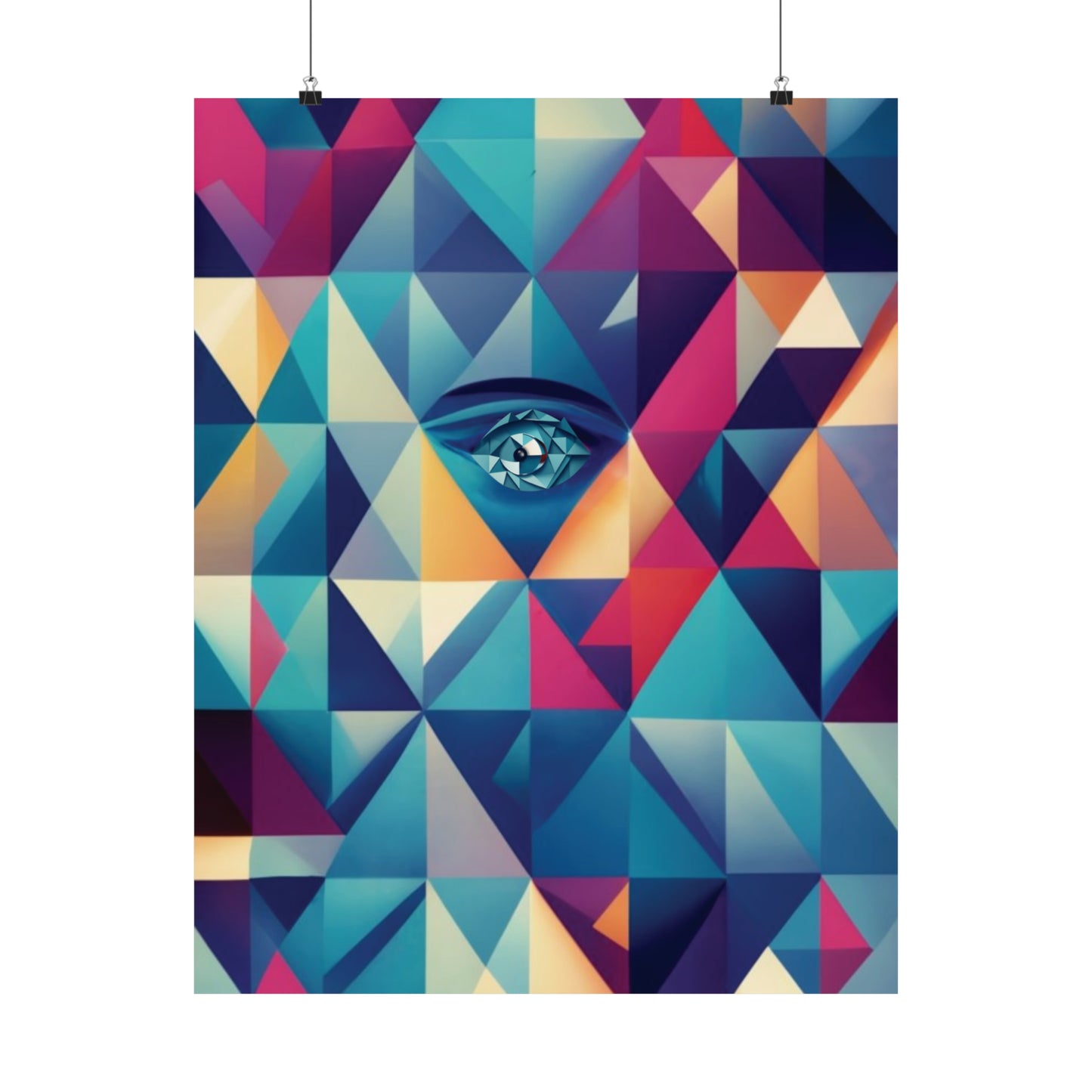 963 Hz Frequency Art - Connecting With The Source of Creation - Museum Grade Matte Vertical Posters