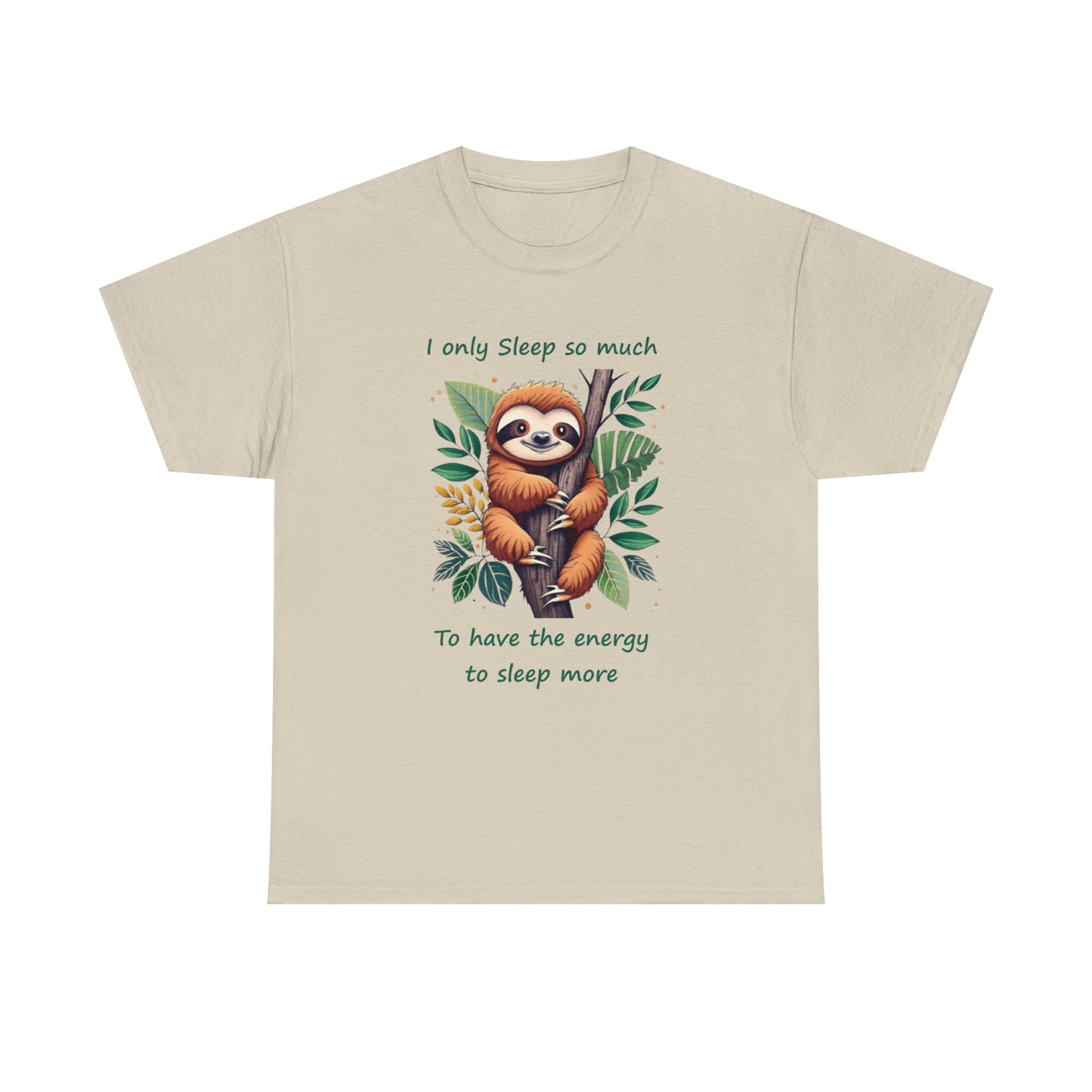 Fatigued Sloth Unisex Heavy Cotton Tee