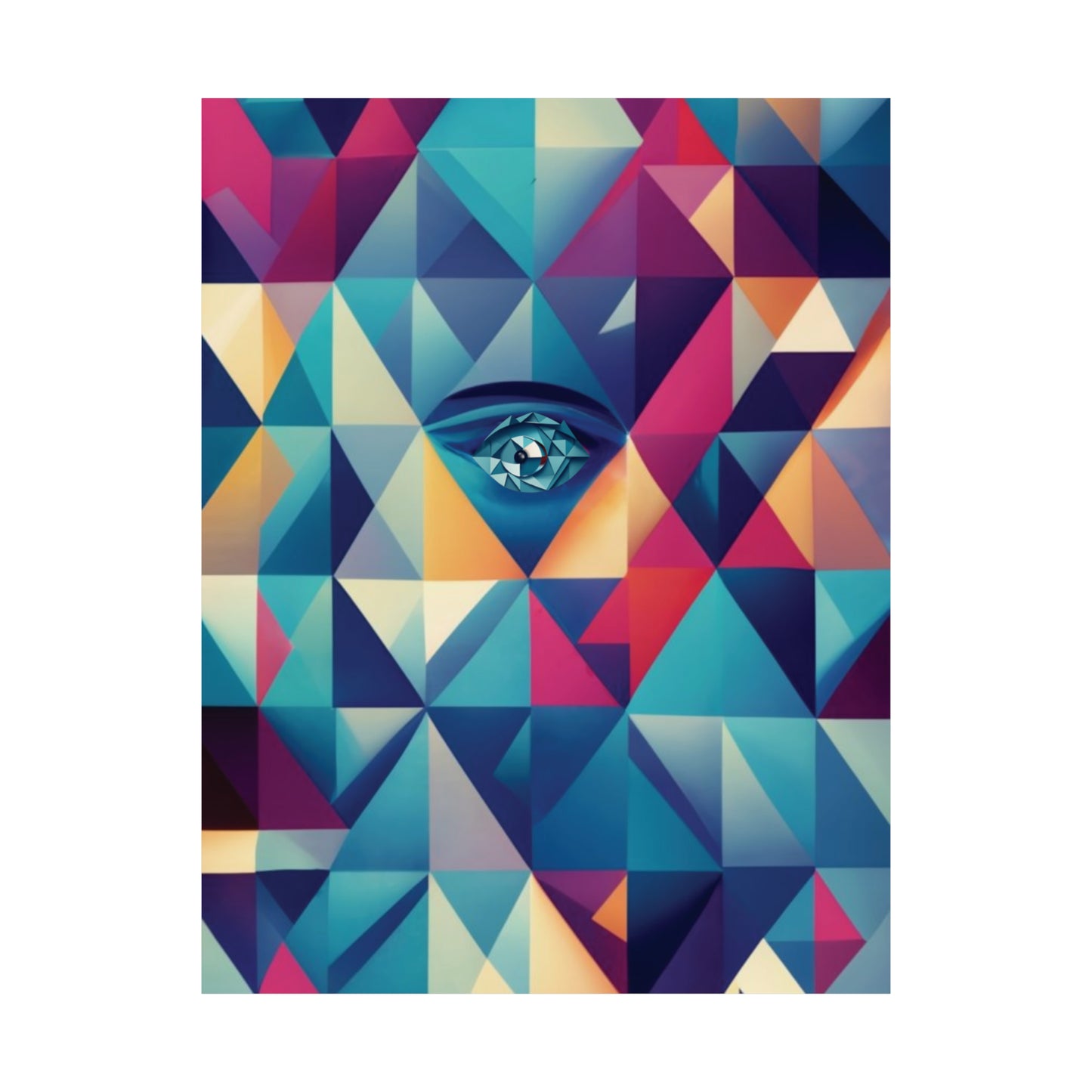 963 Hz Frequency Art - Connecting With The Source of Creation - Museum Grade Matte Vertical Posters