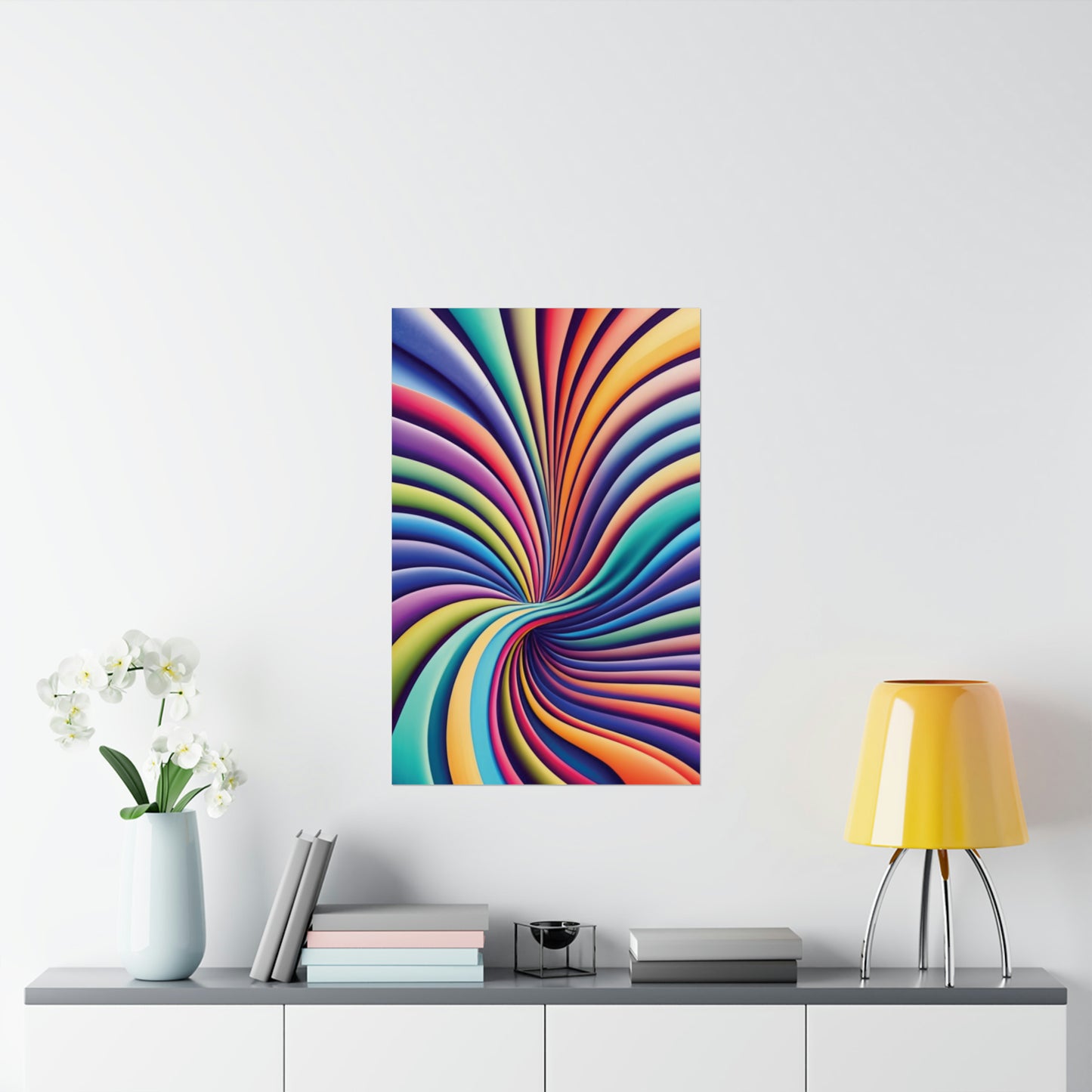 528 Hz Solfeggio Frequency Art - Emotional and Physical Healing - Museum Grade Matte Vertical Posters