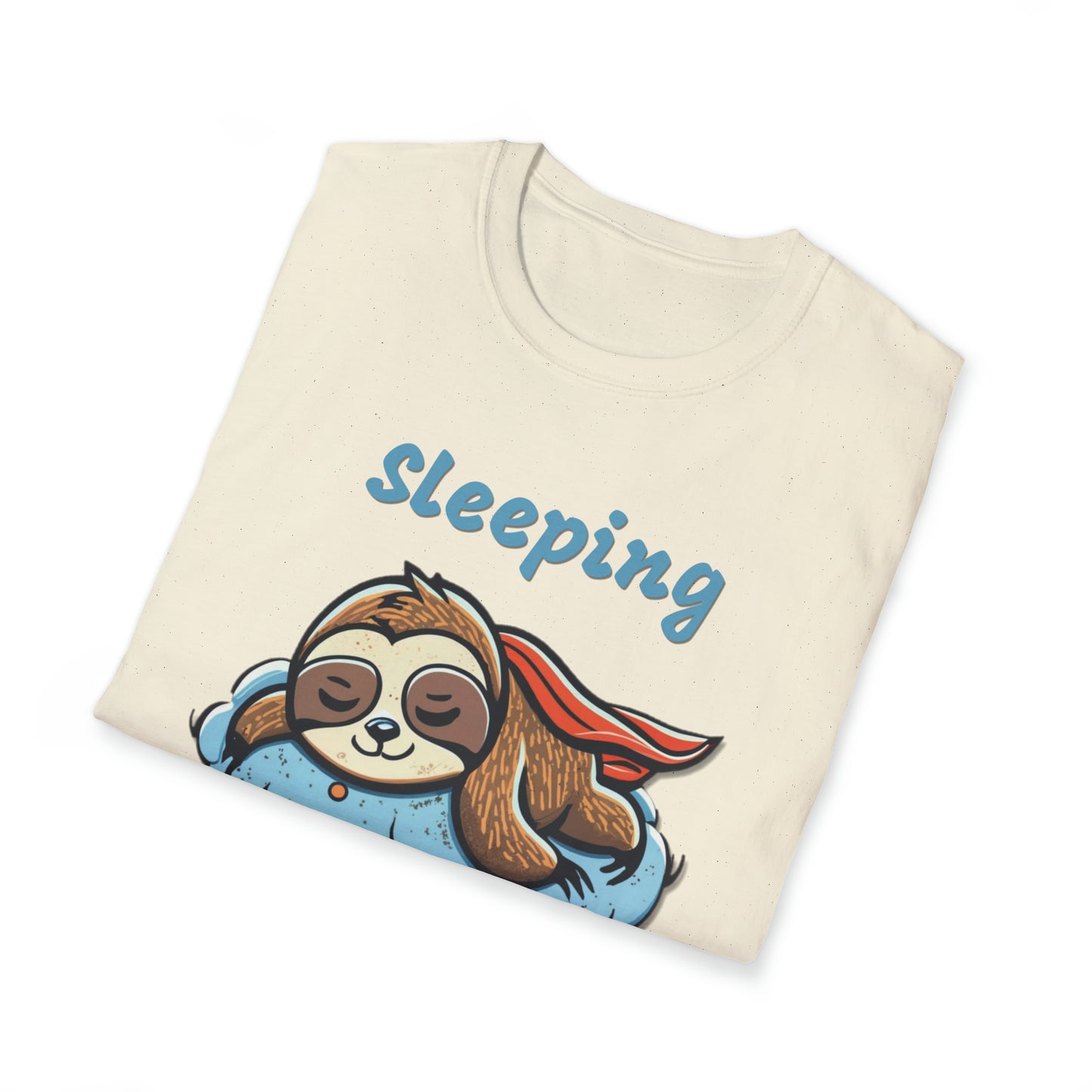Funny Sloth T Shirt - Sleeping is my Superpower - Unisex Softstyle