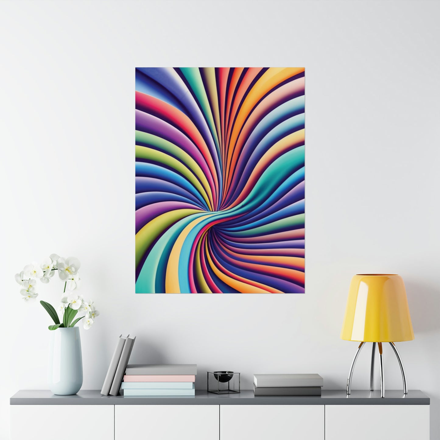 528 Hz Solfeggio Frequency Art - Emotional and Physical Healing - Museum Grade Matte Vertical Posters