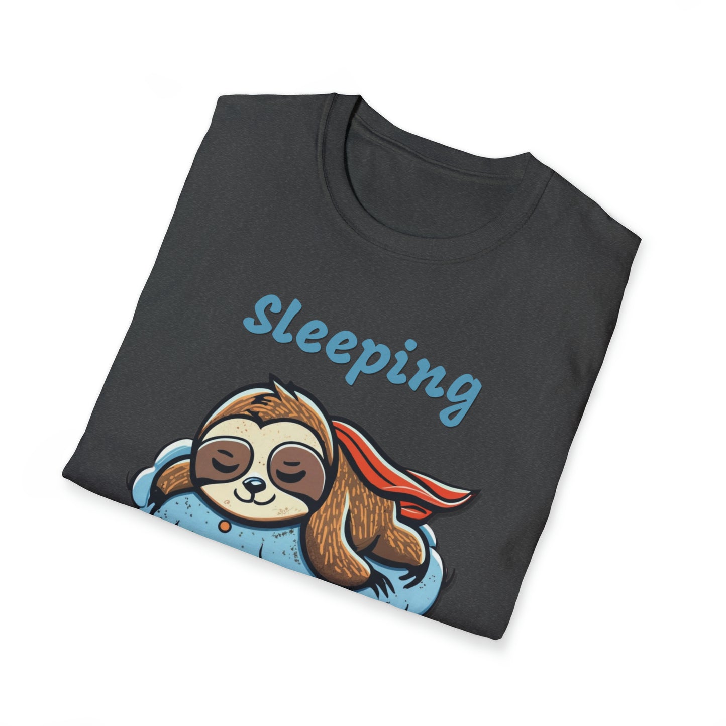 Funny Sloth T Shirt - Sleeping is my Superpower - Unisex Softstyle