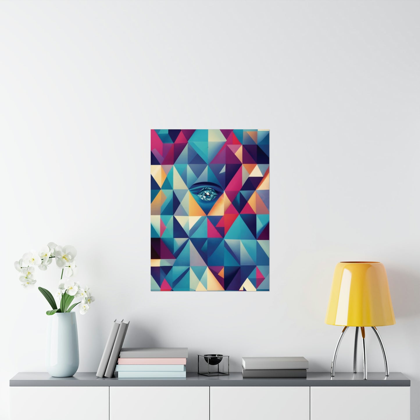 963 Hz Frequency Art - Connecting With The Source of Creation - Museum Grade Matte Vertical Posters