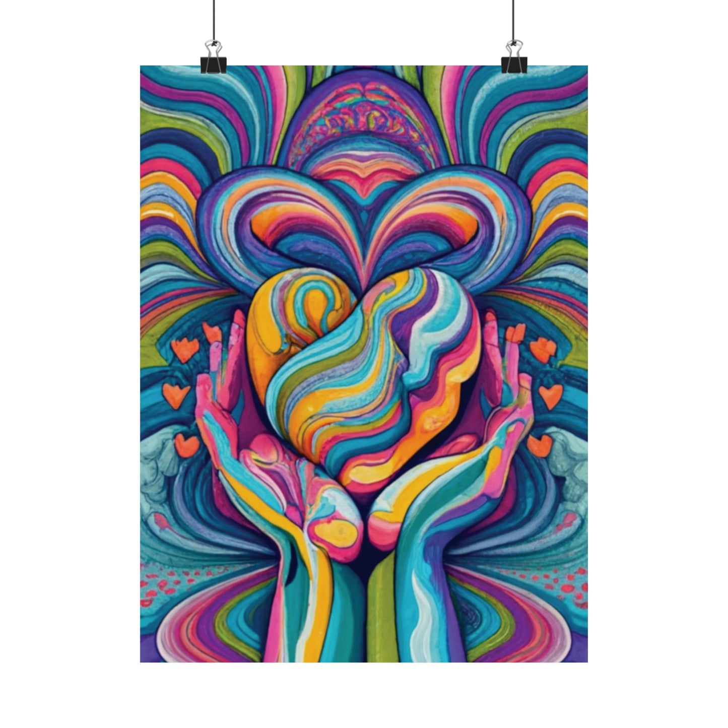Self Love Frequency Art - Matte Vertical Posters