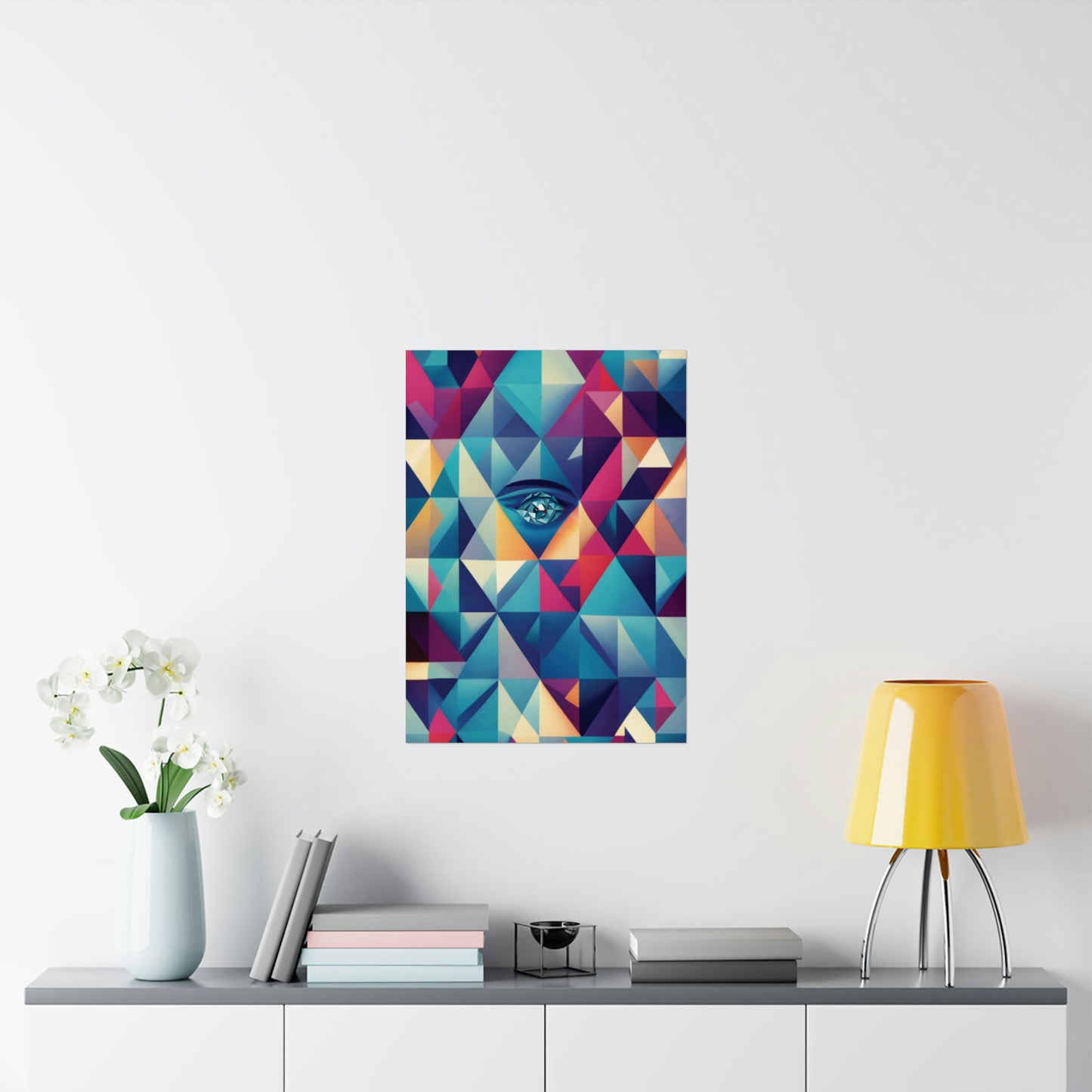 963 Hz Frequency Art - Connecting With The Source of Creation - Museum Grade Matte Vertical Posters