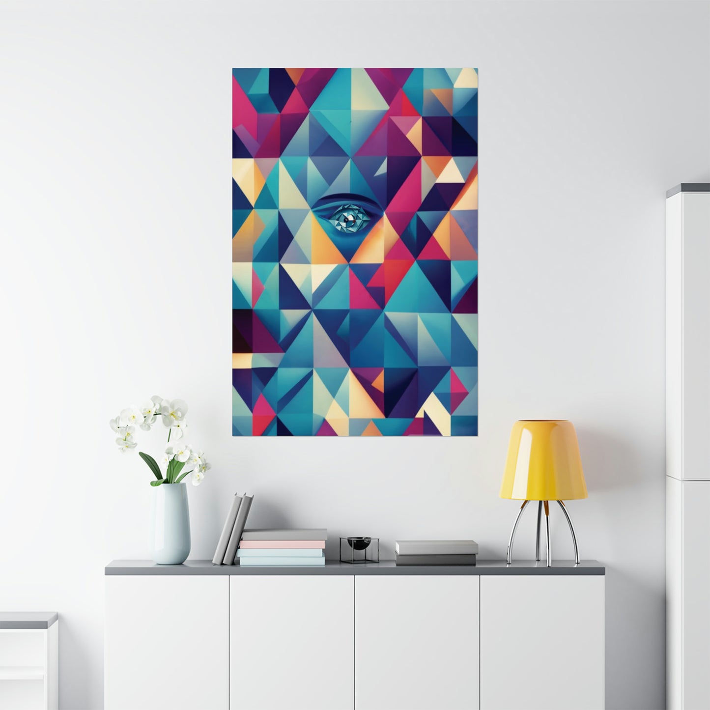 963 Hz Frequency Art - Connecting With The Source of Creation - Museum Grade Matte Vertical Posters