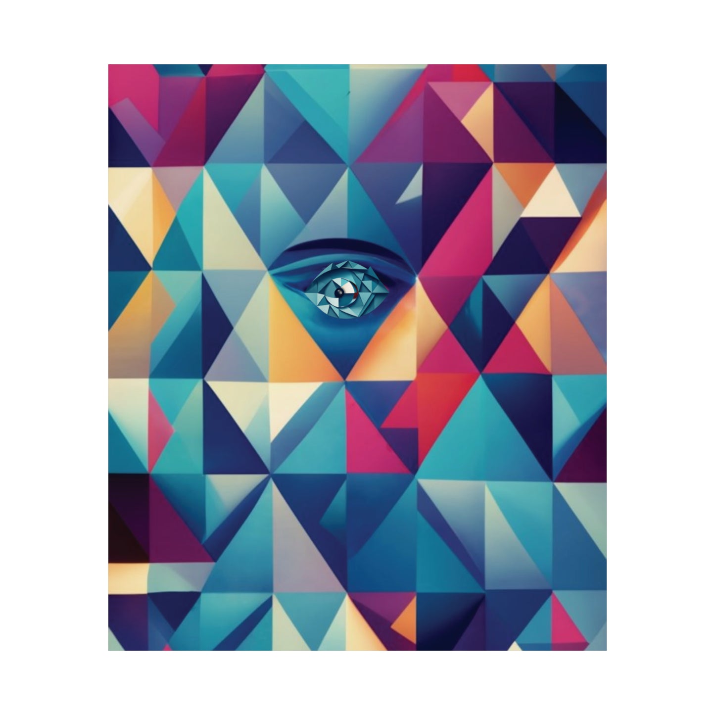 963 Hz Frequency Art - Connecting With The Source of Creation - Museum Grade Matte Vertical Posters