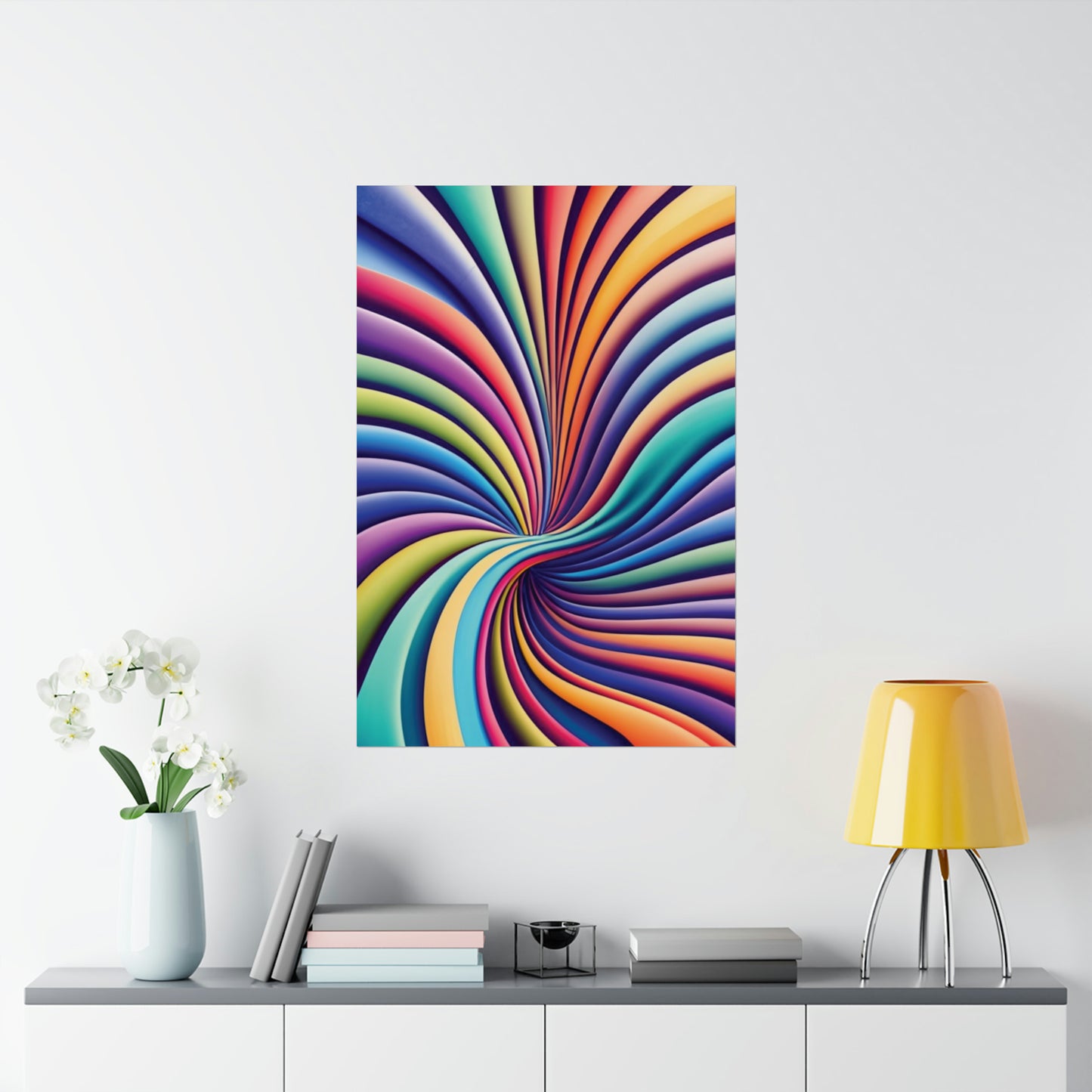 528 Hz Solfeggio Frequency Art - Emotional and Physical Healing - Museum Grade Matte Vertical Posters