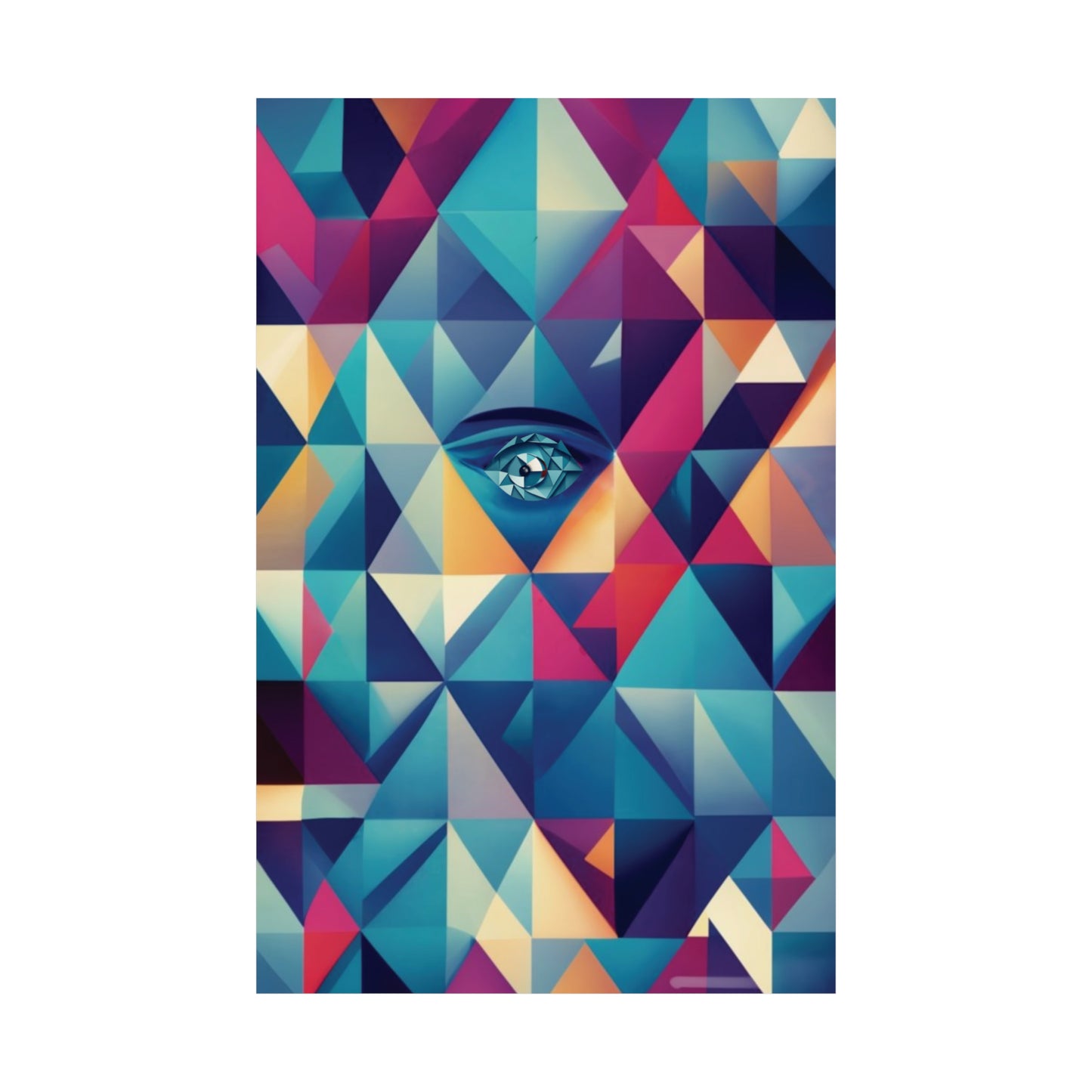 963 Hz Frequency Art - Connecting With The Source of Creation - Museum Grade Matte Vertical Posters