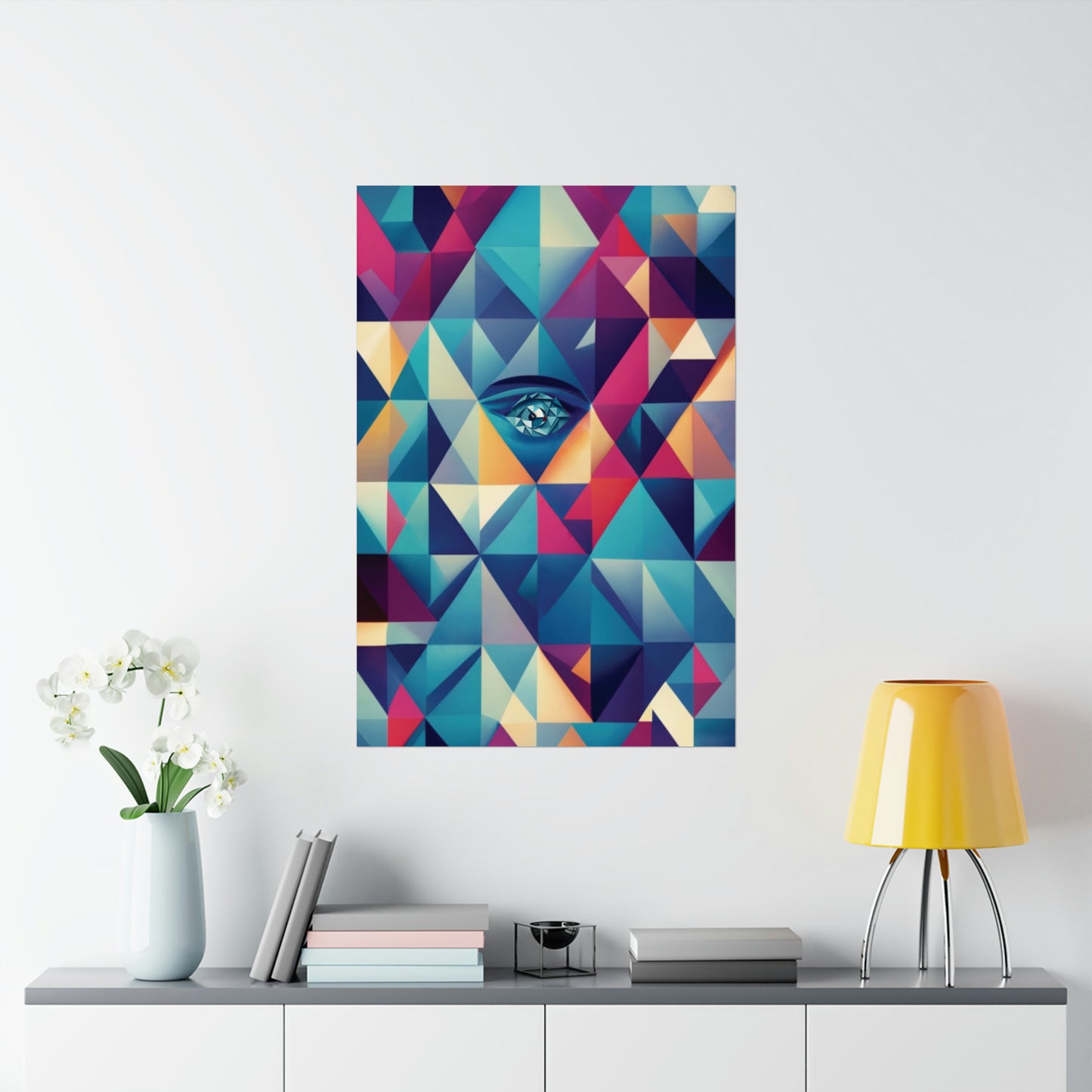 963 Hz Frequency Art - Connecting With The Source of Creation - Museum Grade Matte Vertical Posters