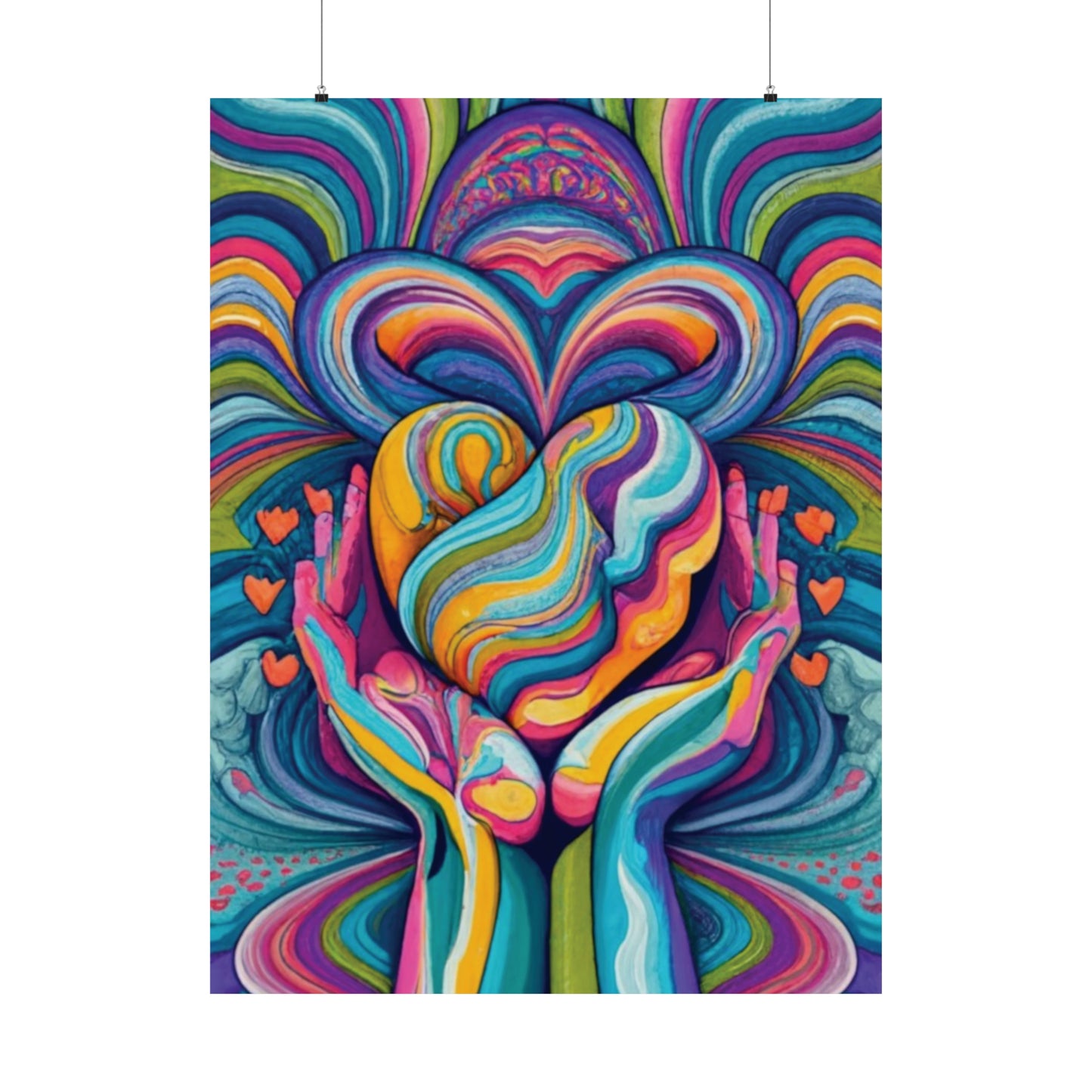Self Love Frequency Art - Matte Vertical Posters