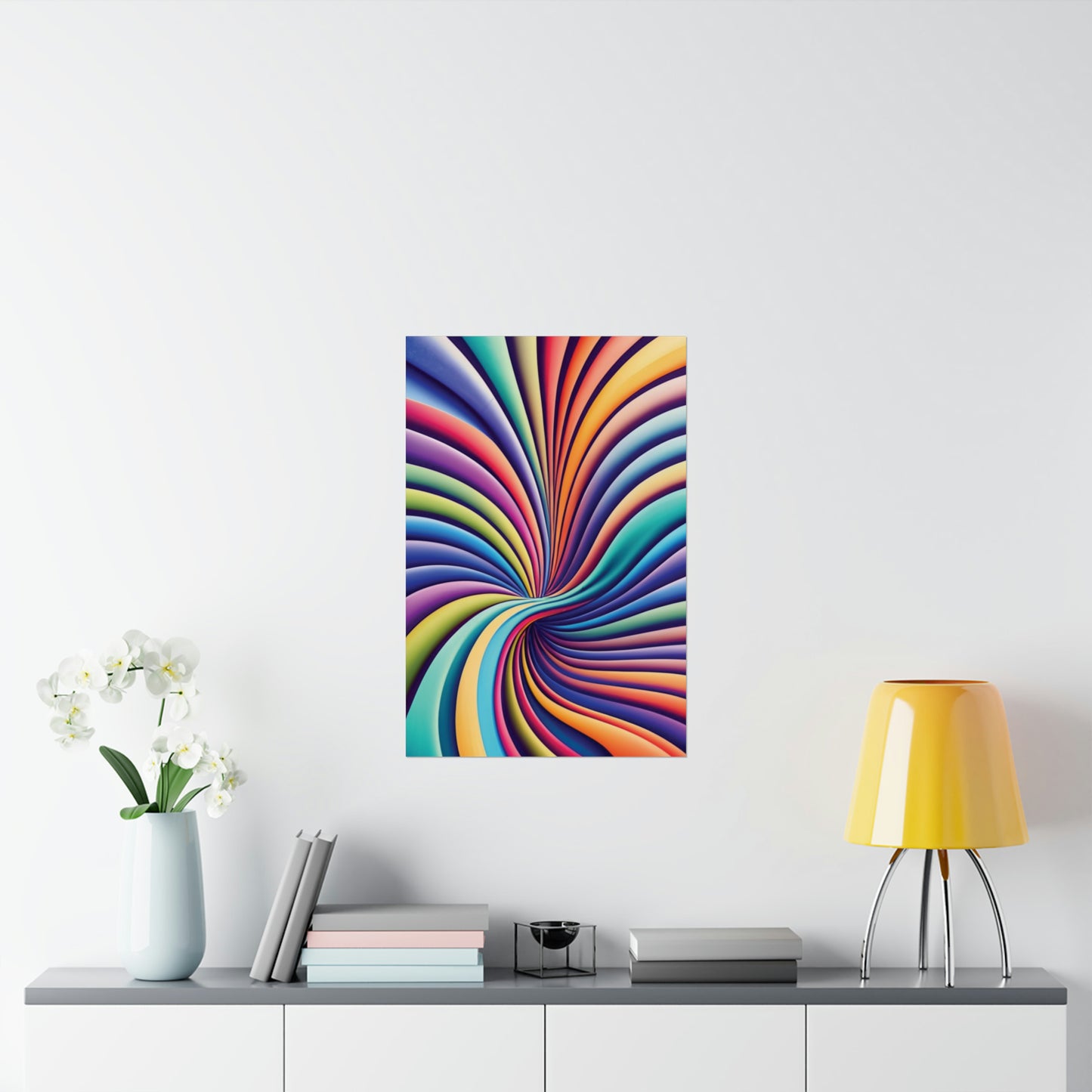 528 Hz Solfeggio Frequency Art - Emotional and Physical Healing - Museum Grade Matte Vertical Posters