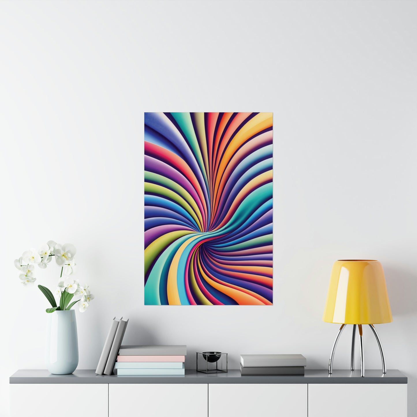528 Hz Solfeggio Frequency Art - Emotional and Physical Healing - Museum Grade Matte Vertical Posters
