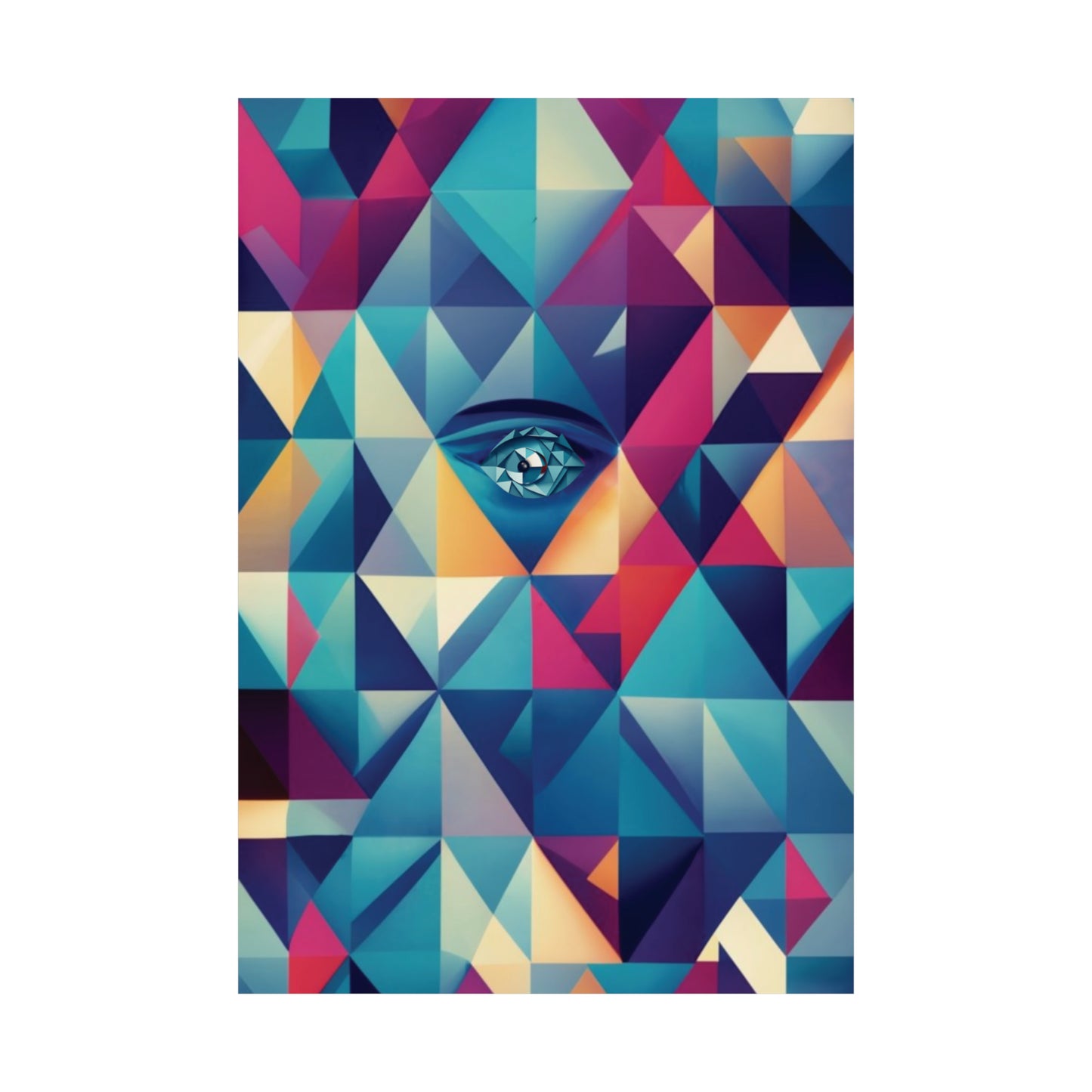 963 Hz Frequency Art - Connecting With The Source of Creation - Museum Grade Matte Vertical Posters