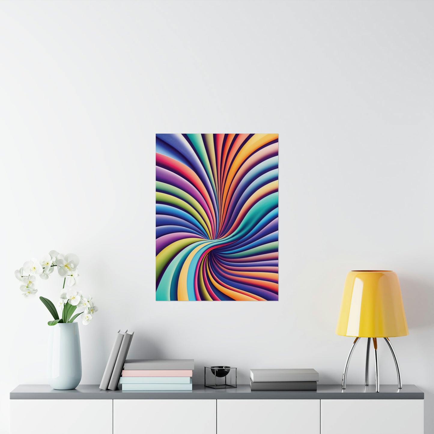 528 Hz Solfeggio Frequency Art - Emotional and Physical Healing - Museum Grade Matte Vertical Posters