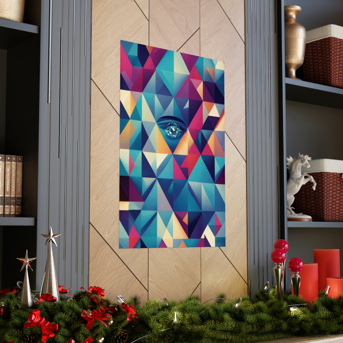 963 Hz Frequency Art - Connecting With The Source of Creation - Museum Grade Matte Vertical Posters