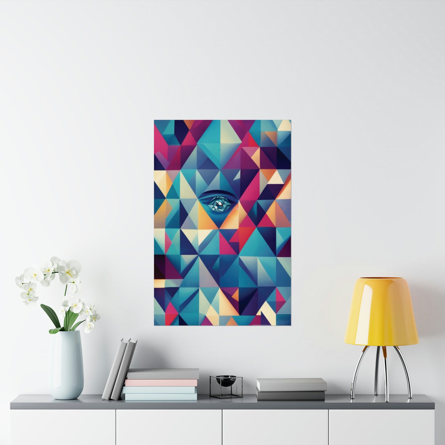 963 Hz Frequency Art - Connecting With The Source of Creation - Museum Grade Matte Vertical Posters