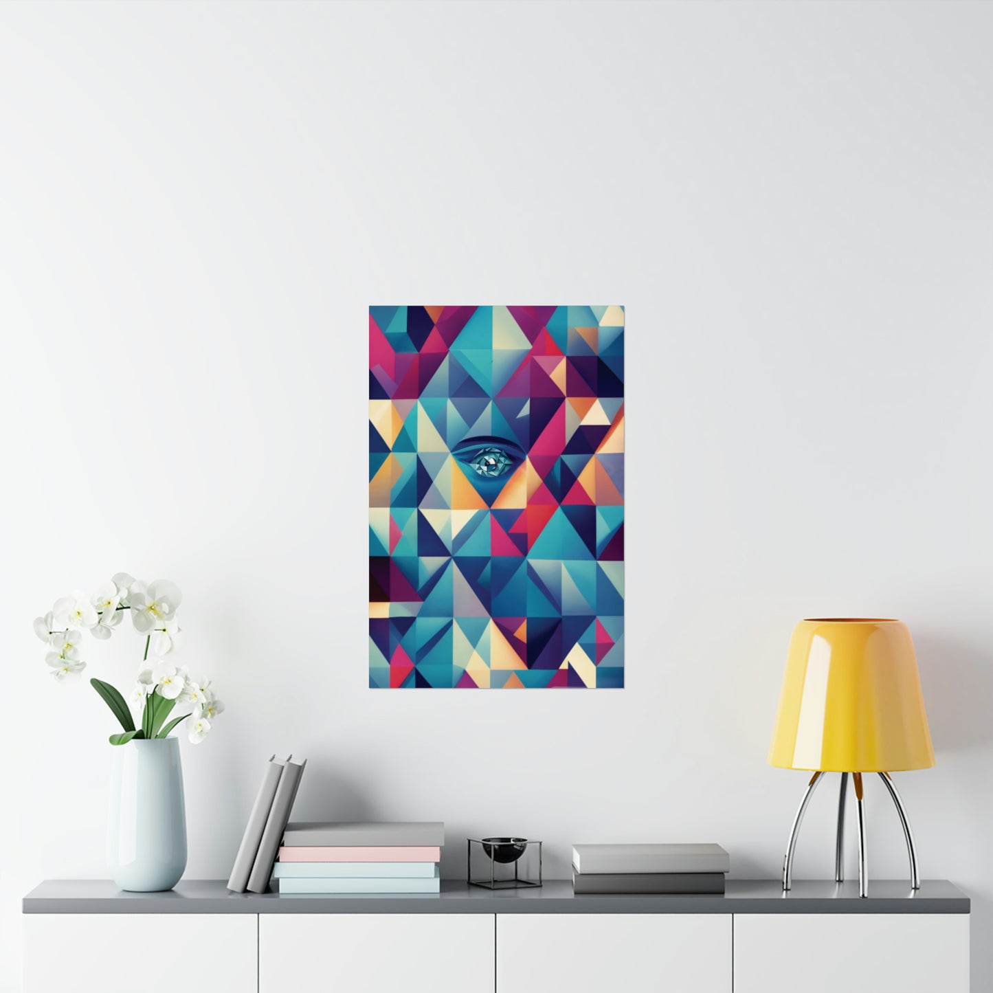 963 Hz Frequency Art - Connecting With The Source of Creation - Museum Grade Matte Vertical Posters