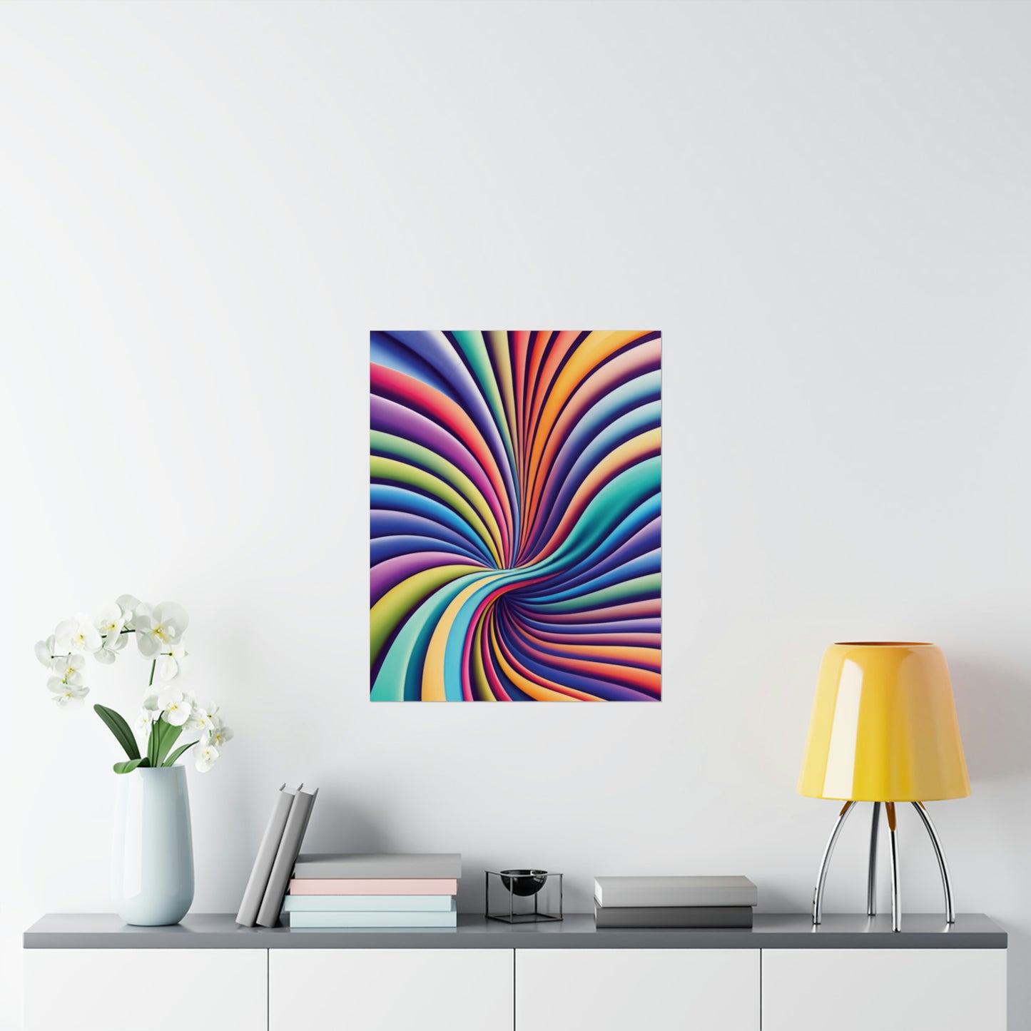 528 Hz Solfeggio Frequency Art - Emotional and Physical Healing - Museum Grade Matte Vertical Posters