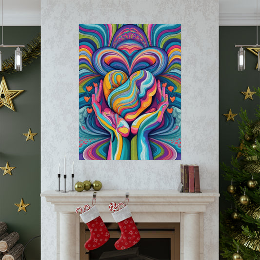 Self Love Frequency Art - Matte Vertical Posters