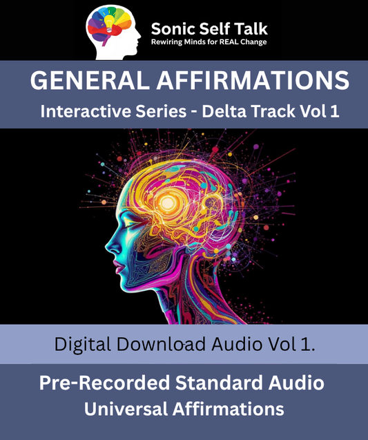 Sonic Self Talk Positive Affirmations - Standard Universal - Interactive-Delta Track - Digital Download Audio