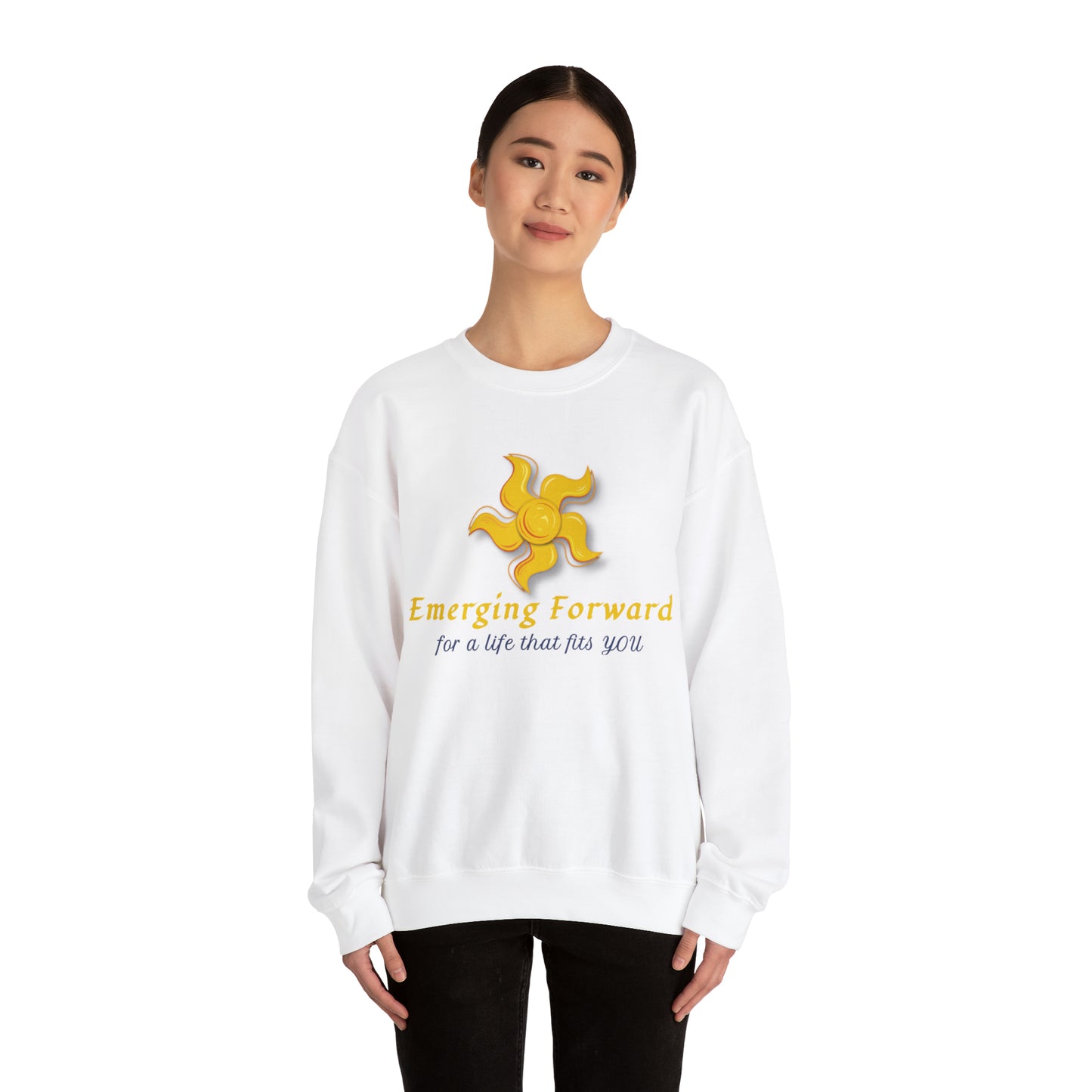 Emerging Forward Logo Unisex Heavy Blend™ Crewneck Sweatshirt