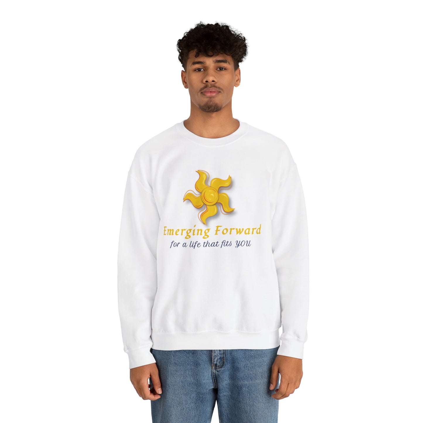 Emerging Forward Logo Unisex Heavy Blend™ Crewneck Sweatshirt