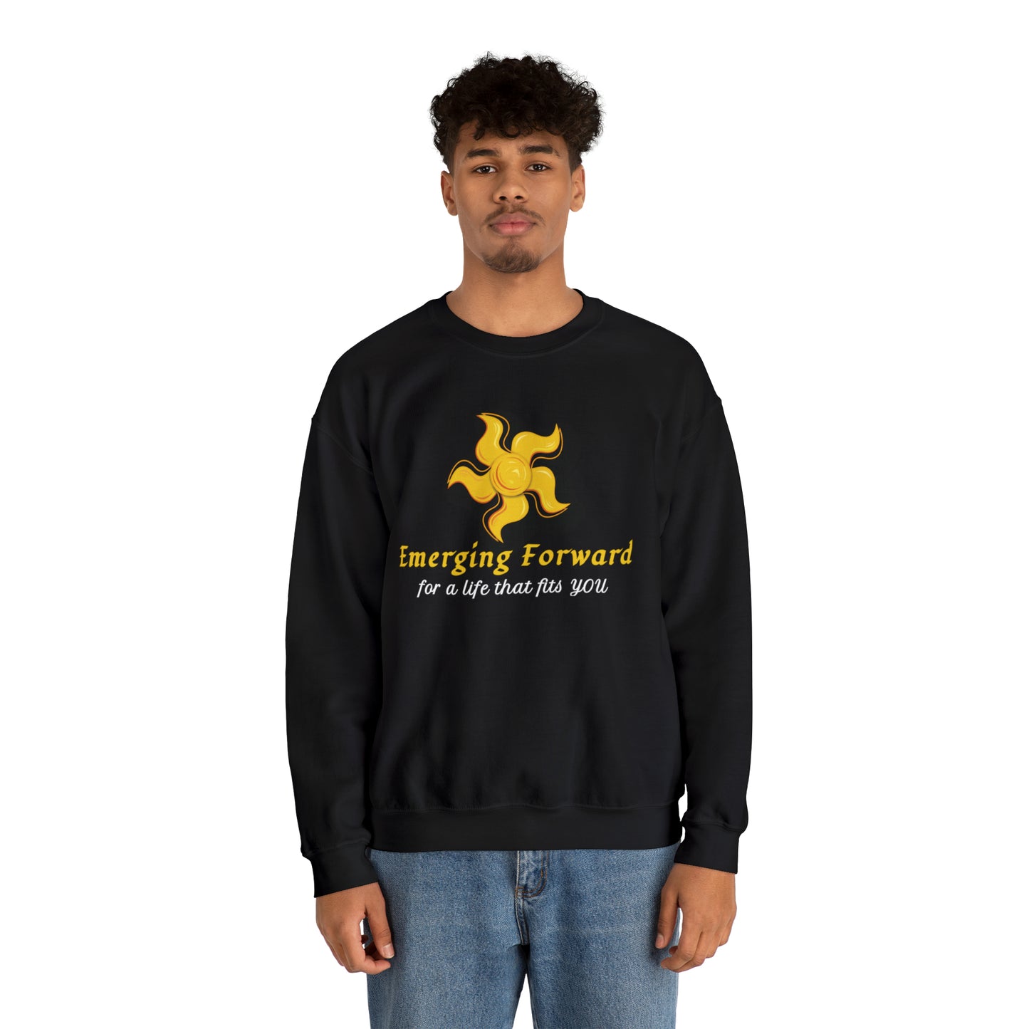 Emerging Forward Logo Unisex Heavy Blend™ Crewneck Sweatshirt