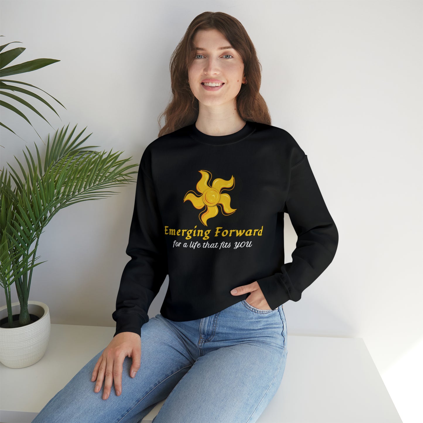 Emerging Forward Logo Unisex Heavy Blend™ Crewneck Sweatshirt