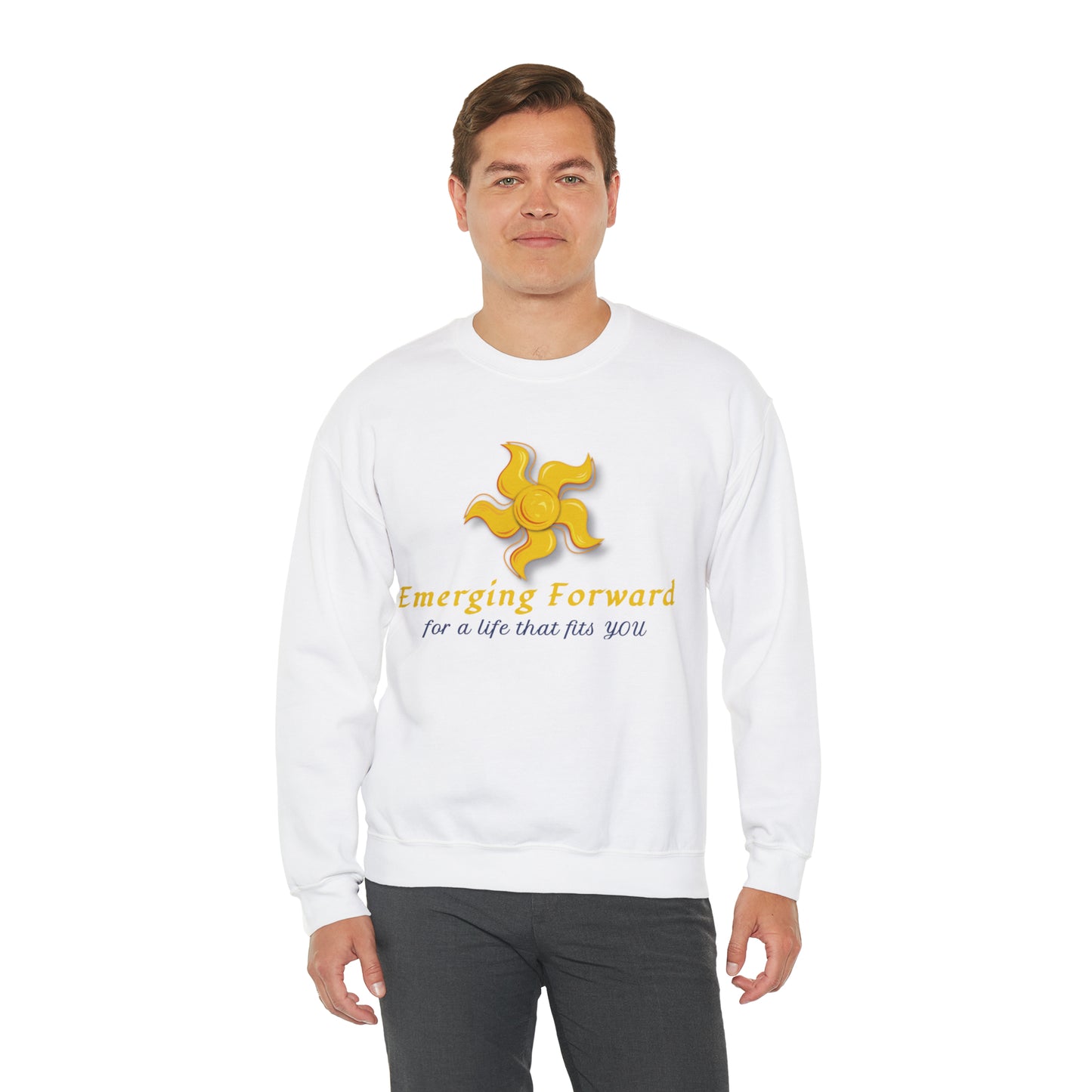 Emerging Forward Logo Unisex Heavy Blend™ Crewneck Sweatshirt