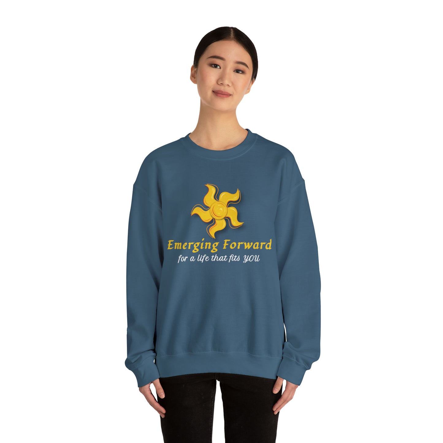 Emerging Forward Logo Unisex Heavy Blend™ Crewneck Sweatshirt