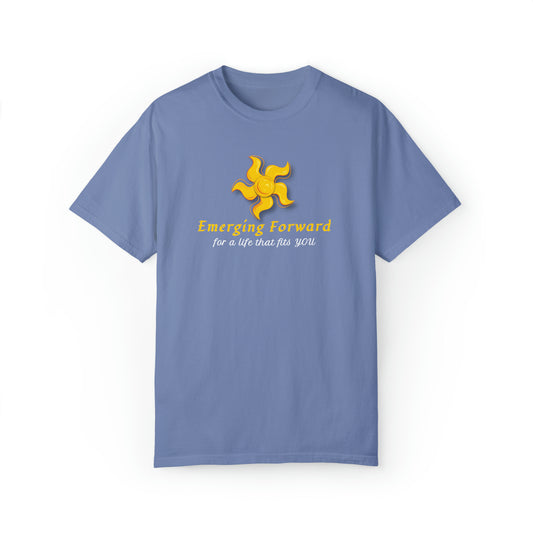 Emerging Forward Logo Unisex Garment-Dyed T-shirt
