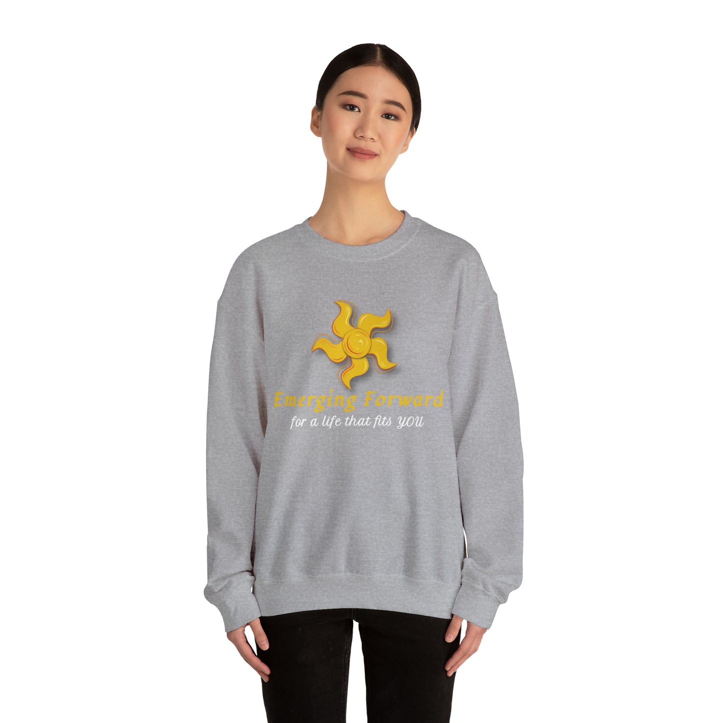 Emerging Forward Logo Unisex Heavy Blend™ Crewneck Sweatshirt