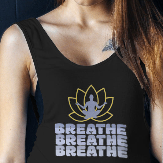 Breathe Breathe Breathe - Women's Ideal Racerback Tank
