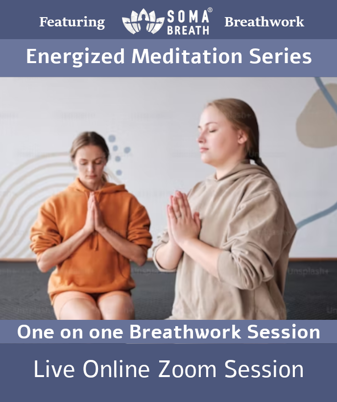 SOMA Breath Breathwork Session Live online via Zoom-Private One on One Session